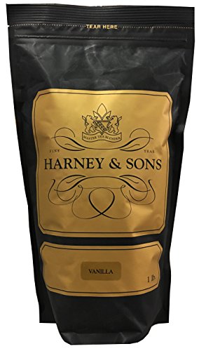 Product Cover Harney & Sons Vanilla Black Tea - Loose Tea - 16 Ounce - Caffeinated Flavored Black Tea