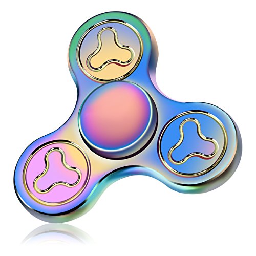 Product Cover ATESSON Fidget Spinner Toy Ultra Durable Stainless Steel Bearing High Speed Spins Precision Metal Hand spinner EDC ADHD Focus Anxiety Stress Relief Killing Time Toys for Adults Kids