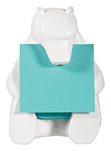 Product Cover Post-it Notes Dispenser for 3 in. x 3 in. Pop-up Notes, Includes 1 pad of notes, 45 Sheets (BEAR-330)
