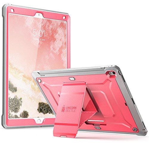 Product Cover iPad Pro 12.9 inch case, SUPCASE [Heavy Duty] Unicorn Beetle PRO Series Full-body Rugged Protective Case Without Screen Protector for Apple iPad Pro 12.9 inch 2017 release (Pink/Gray)