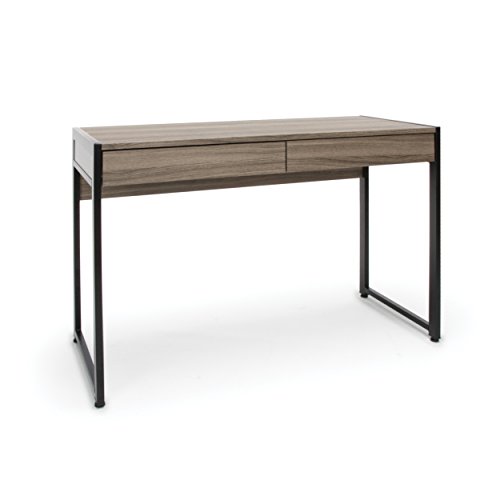 Product Cover OFM Essentials Collection 2-Drawer Office Desk, in Driftwood (ESS-1002-DWD)