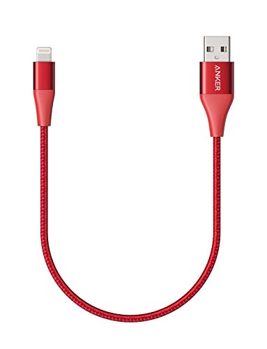 Product Cover Anker Powerline+ II Lightning Cable (1ft), MFi Certified for Flawless Compatibility with iPhone 11 / XS/XS Max/XR/X / 8/8 Plus / 7/7 Plus / 6/6 Plus / 5 / 5S and More