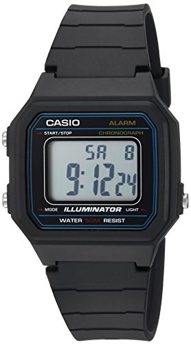 Product Cover Casio Men's 'Classic' Quartz Resin Casual Watch, Color:Black (Model: W-217H-1AVCF)