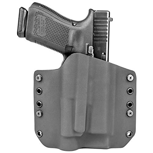 Product Cover R&R Holsters: OWB Kydex Light Bearing Holster for Streamlight TLR-3-50+ Gun Models Available - Black