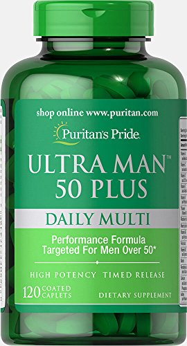 Product Cover Puritan's Pride Ultra Man 50 Plus-120 Caplets