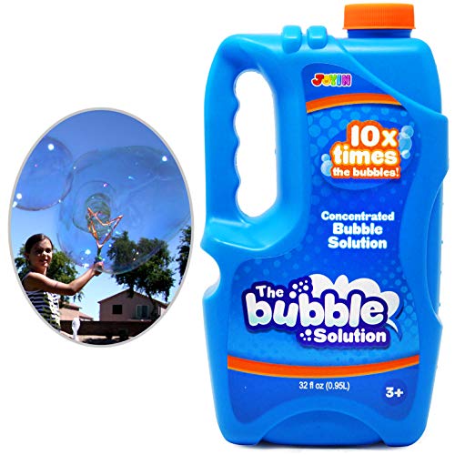 Product Cover Joyin Toy Bubble Solution Refill (up to 2.5 Gallon) BIG Bubble Solution 32 Ounce CONCENTRATED Solution for Bubble Machine.