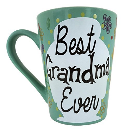 Product Cover KINREX Grandma Gifts - Grandma Mug - Birthday Gifts for Women - Valentines Day Gifts - Mom Mug - Coffee Mug - Best Grandma Ever -12 oz Ceramic Cup - Coffee & Tea Cup