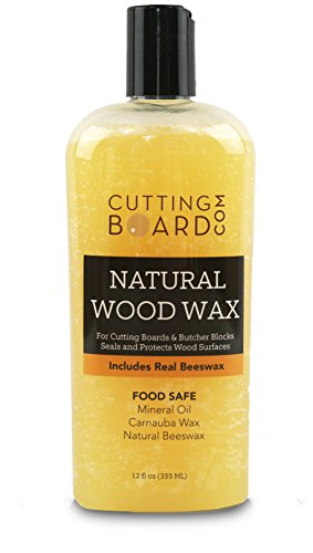 Product Cover Cutting Board Wax and Conditioner, Protects Wood Countertops and Butcher Blocks - Made in USA with Real Beeswax