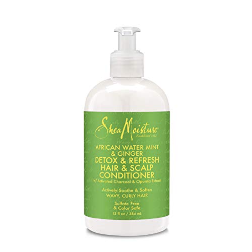 Product Cover Shea Moisture African Water Mint Detox & Refresh Conditioner, 13 Fluid Ounce