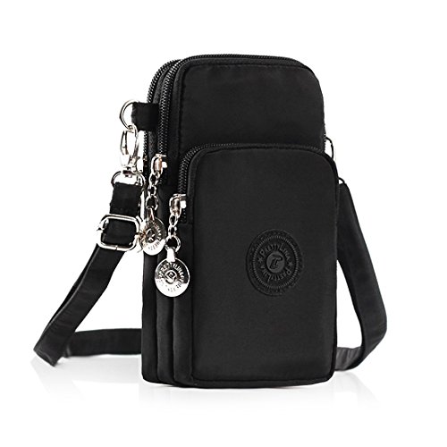 Product Cover WITERY Waterproof Nylon Cute Crossbody Cell Phone Purse Smartphone Wallet Bag for Women