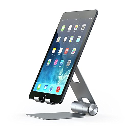 Product Cover Satechi R1 Aluminum Multi-Angle Foldable Tablet Stand for iPad, iPad Pro, iPhone 7+, Samsung S8, MacBook 2015/2016, Microsoft Surface, Nintendo Switch and more (Space Gray)