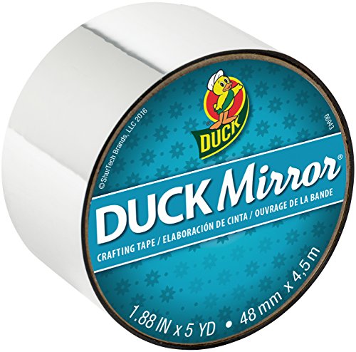 Product Cover Duck 285276 Mirror Crafting Tape, 1.88 Inches x 5 Yards, Silver