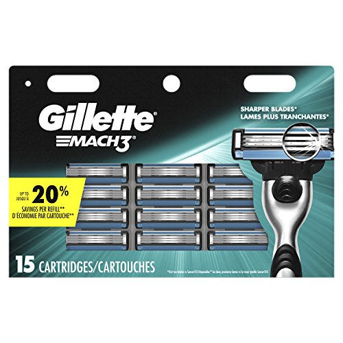 Product Cover Gillette Mach3 Men's Razor Blades 'Äì 15 Refills