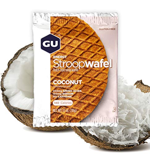 Product Cover GU Energy Stroopwafel Sports Nutrition Waffle, Gluten Free Coconut, 16-Count