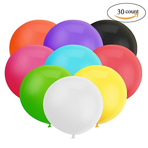 Product Cover GuassLee Big Assorted Latex Thick Balloon 30Ct/Pack, 18 Inch