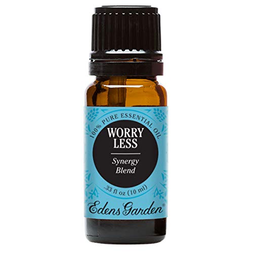 Product Cover Edens Garden Worry Less Essential Oil Synergy Blend, 100% Pure Therapeutic Grade (Highest Quality Aromatherapy Oils- Anxiety & Stress), 10 ml