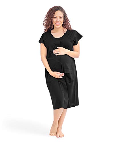 Product Cover The Bravely Labor and Delivery Gown - Perfect Hospital Bag Gown for Maternity/Nursing/Labor