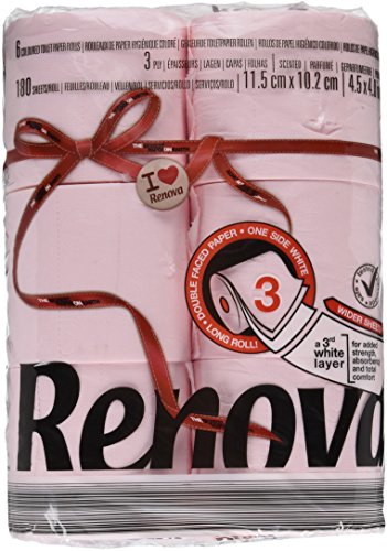 Product Cover Renova Red Label Maxi Toilet Paper, Rosa