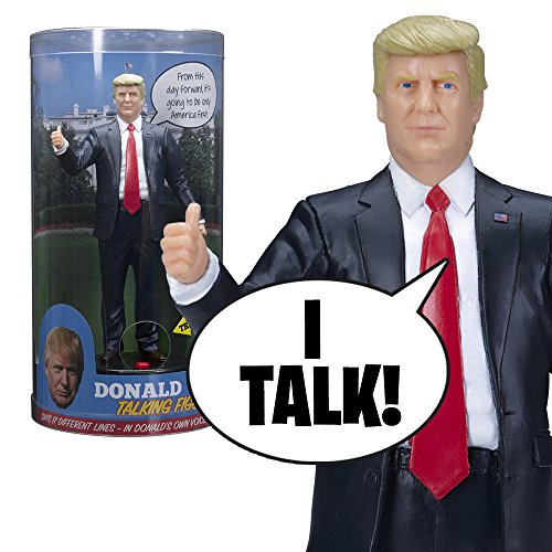 Product Cover Donald Trump Talking Figure, Says 17 Different Audio Lines In President Trump's Own Voice