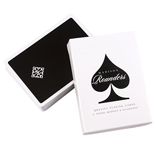 Product Cover Ellusionist Madison Rounders Playing Cards, Black - by Daniel Madison