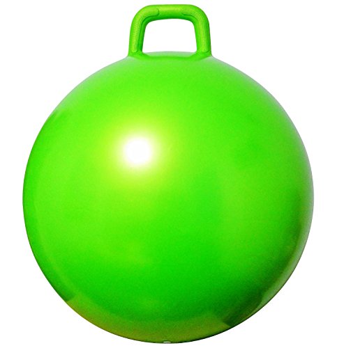 Product Cover AppleRound Space Hopper Ball with Air Pump: 20in/50cm Diameter for Ages 7-9, Hop Ball, Kangaroo Bouncer, Hoppity Hop, Jumping Ball, Sit & Bounce