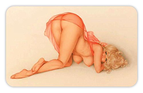 Product Cover Pin up pinup pin-up sexy retro girl Blonde green eyes sticker decal 5