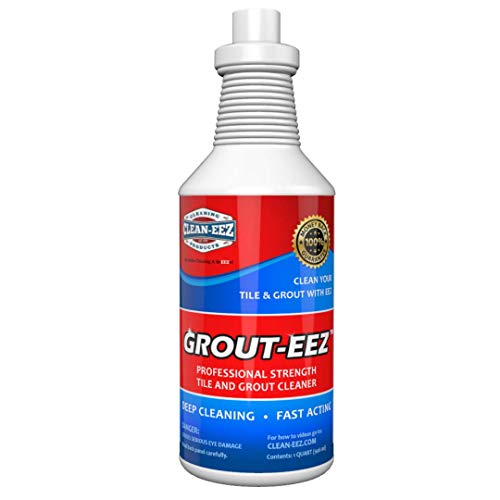Product Cover IT JUST Works! Grout-EEZ Super Heavy-Duty Grout Cleaner. Easy and Safe to Use. Destroys Dirt and Grime with Ease. Even Safe for Colored Grout. Clean-EEZ