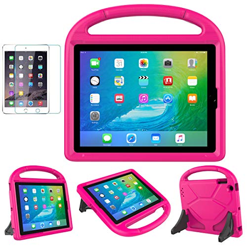 Product Cover iPad 2/3/4(Old Model) Case for Kids - SUPLIK Durable Shockproof Protective Handle Bumper Stand Cover with Screen Protector for Apple iPad 2nd,3rd,4th Generation, Pink