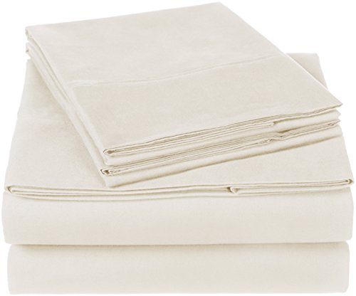 Product Cover Pinzon 300 Thread Count Organic Cotton Bed Sheet Set - Full, Natural