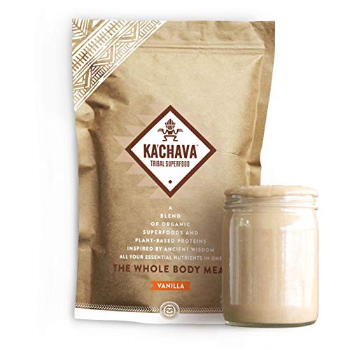 Product Cover Ka'Chava Meal Replacement Shake - A Blend of Organic Superfoods and Plant-Based Protein - The Ultimate All-In-One Whole Body Meal. (Vanilla) 900g Bag = 15 meals (60g serving size)