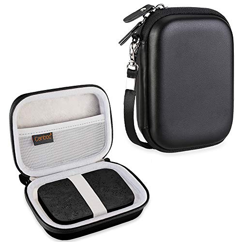 Product Cover Canboc Shockproof Carrying Case Storage Travel Bag for HP Sprocket Portable Photo Printer and (2nd Edition) / Polaroid Zip Mobile Printer/Lifeprint 2x3 Portable Protective Pouch Box, Black