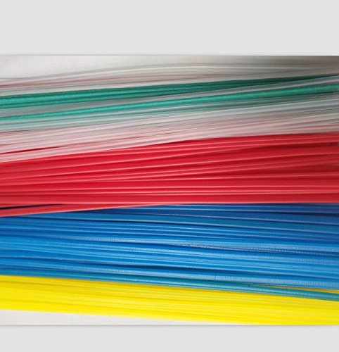 Product Cover 50PCS Yellow/Red/Green/Blue/Transparent PP plastic welding rods PP welder rods for hot air gun 1pc=25cm length