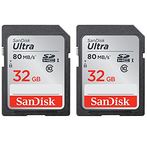 Product Cover Calumet Sandisk Ultra SDHC 32GB 80MB/S C10 Flash Memory Card (SDSDUNC-032G-AN6IN) 2 Pack