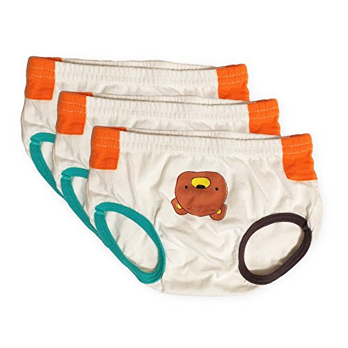 Product Cover Tiny Undies Unisex Baby Underwear 3 Pack (18 Months, Bear/Learn)