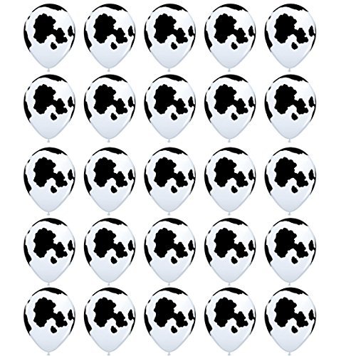 Product Cover 25PCS Sc0nni Funny Cow Print Balloons,For Children's Party