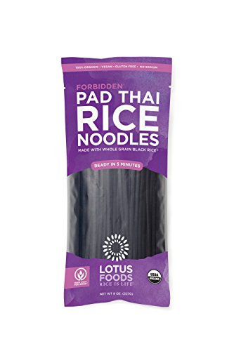 Product Cover Lotus Foods Gourmet Organic Forbidden Rice Pad Thai Noodles, 8 oz, 8 Count