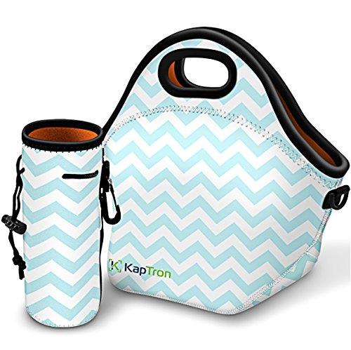 Product Cover Kaptron Lunch Bag, Thick insulated Lunch Tote Lunch Box Bag with Shoulder Straps - Cover for adults, women, girls, school children - Suitable for Travel, Picnic, Office