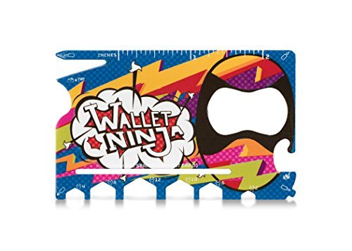 Product Cover LIMITED EDITION: HIPSTER Wallet Ninja- 18 in 1 Credit Card Sized Multitool (#1 Best Selling in the World)