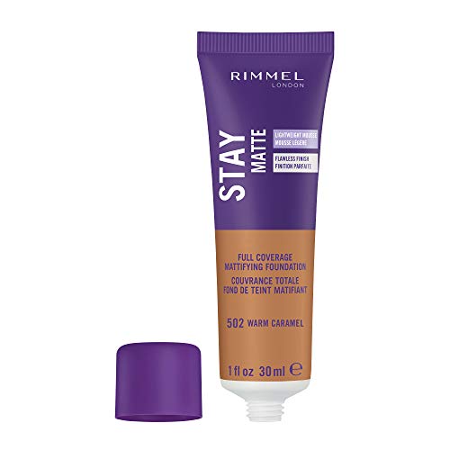 Product Cover Rimmel Stay Matte Foundation, Warm Caramel, 1 Fluid Ounce