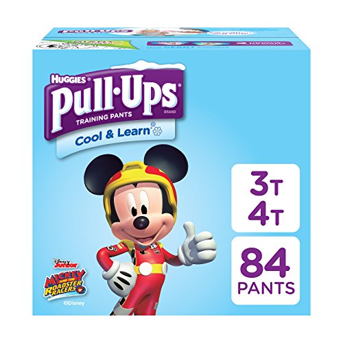 Product Cover Pull-Ups Cool & Learn, 3T-4T (32-40 lb.), 84 Ct. Potty Training Pants for Boys, Disposable Potty Training Pants for Toddler Boys (Packaging May Vary)