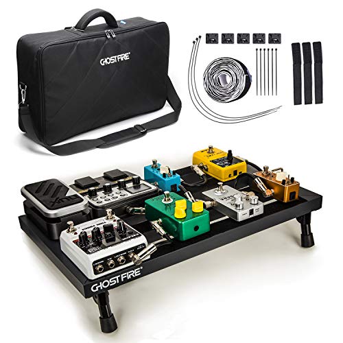 Product Cover Ghost Fire Guitar Pedal Board Aluminum Alloy 3.3lb. Lightweight Pedalboard 19.8