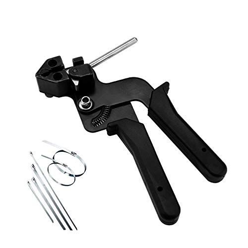 Product Cover Knoweasy Stainless Steel Cable Tie Gun and Zip Tie Tool,Cable Tie Tool for Stainless Steel Cable Ties