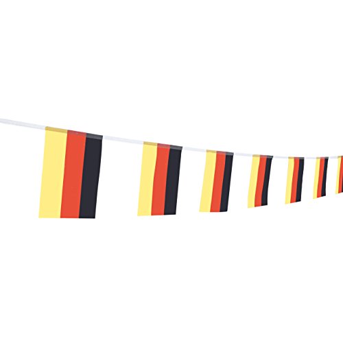Product Cover TSMD German Flag, 100 Feet Germany Flag National Country Pennant Flags Banner,Party Decorations for Grand Opening,Olympics,World Cup,Bar,School Sports Events,International Festival Celebration