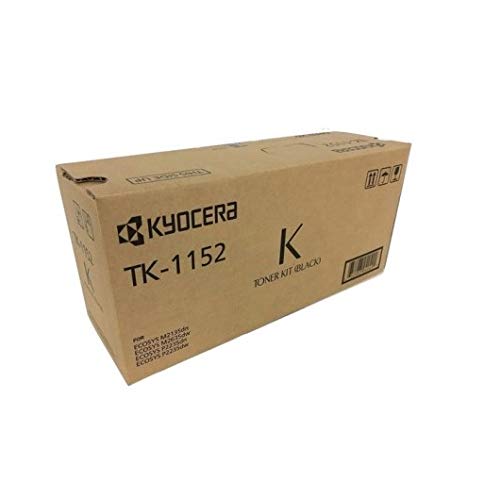Product Cover Kyocera 1T02RV0US0 Model TK-1152 Black Toner Kit for Ecosys P2235dw/M2635dw; Genuine Kyocera; Up to 3000 Pages