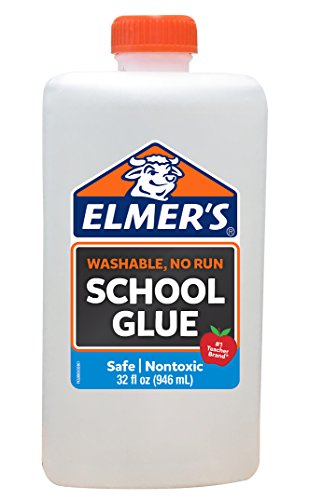 Product Cover Elmer's Liquid School Glue, White, Washable, 32 Ounces - Great for Making Slime
