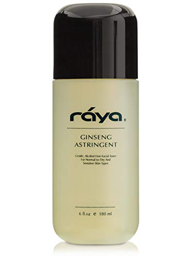 Product Cover RAYA Ginseng Astringent with AHA 6 oz (G-205) | Gentle Glycolic Facial Toner for Dry and Sensitive Skin | Helps Tighten Pores, Smooth Complexion, and Reduce Fine Lines | Made With Alpha Hydroxy Acids