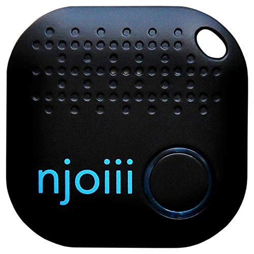 Product Cover Njoiii Bluetooth Key, Phone, Anything Finder for Your Items with Replaceable Battery, Black