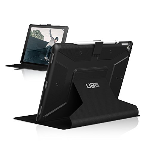 Product Cover UAG Folio iPad Pro 12.9-inch (2nd Gen, 2017) & iPad Pro 12.9 (1st Gen, 2015) Metropolis Feather-Light Rugged [BLACK] Military Drop Tested iPad Case