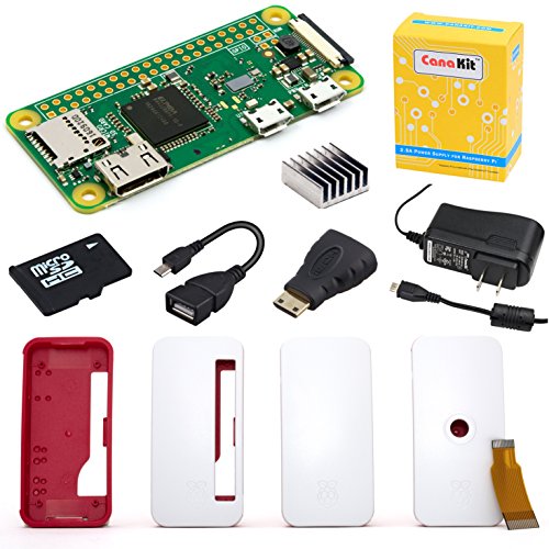 Product Cover CanaKit Raspberry Pi Zero W (Wireless) Complete Starter Kit - 16 GB Edition