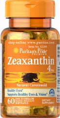 Product Cover Puritan's Pride Zeaxanthin 4 mg-60 Softgels